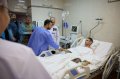 Президент відвідав поранених захисників України у Дніпропетровській обласній лікарні та зустрівся з медиками